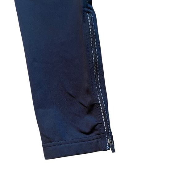 Athleta Wind Warrior Leggings Zip Ankle Full Length Mid Rise Black Small Tall ST - Picture 6 of 12